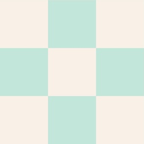 Checkered Grid_Mint
