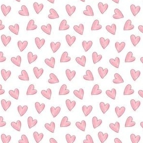 mini minimalist hearts