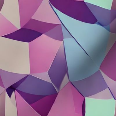 purple geometric softness