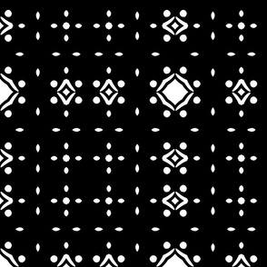 Black and white geometric pattern. Large