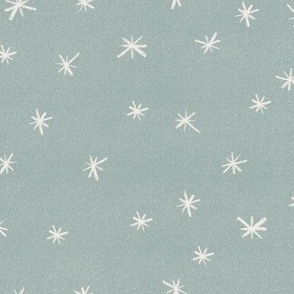 snowflakes on light blue texture background - large