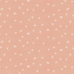 snowflakes on pink texture background - large