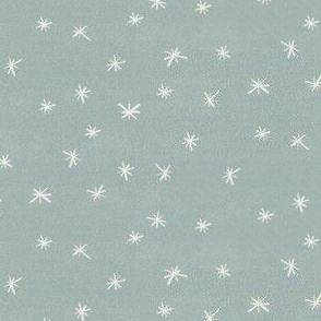 snowflakes on light blue texture background - small