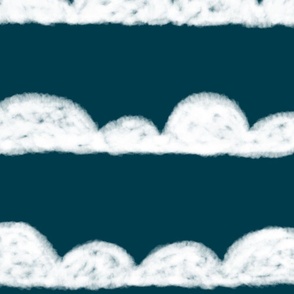 Sky - Clouds dark teal