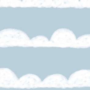 Sky - Clouds in Dusky blue