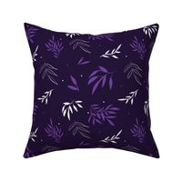Vines Accent in Purple - Makewells Wild Fields Collection