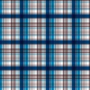 Frances Plaid Azure Slate Small Scale