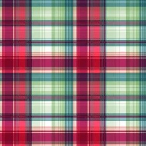 Frances Plaid Olive Apple Small Scale