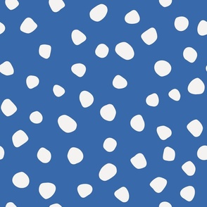 Dots On Blue - Large