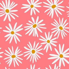 Tossed Daisy Blooms - Large