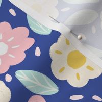 Spring Florals - Pink and Blue