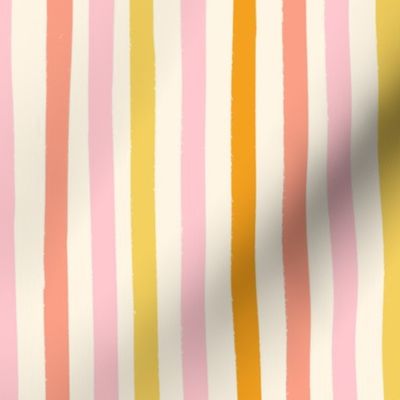 Pink Yellow Stripes