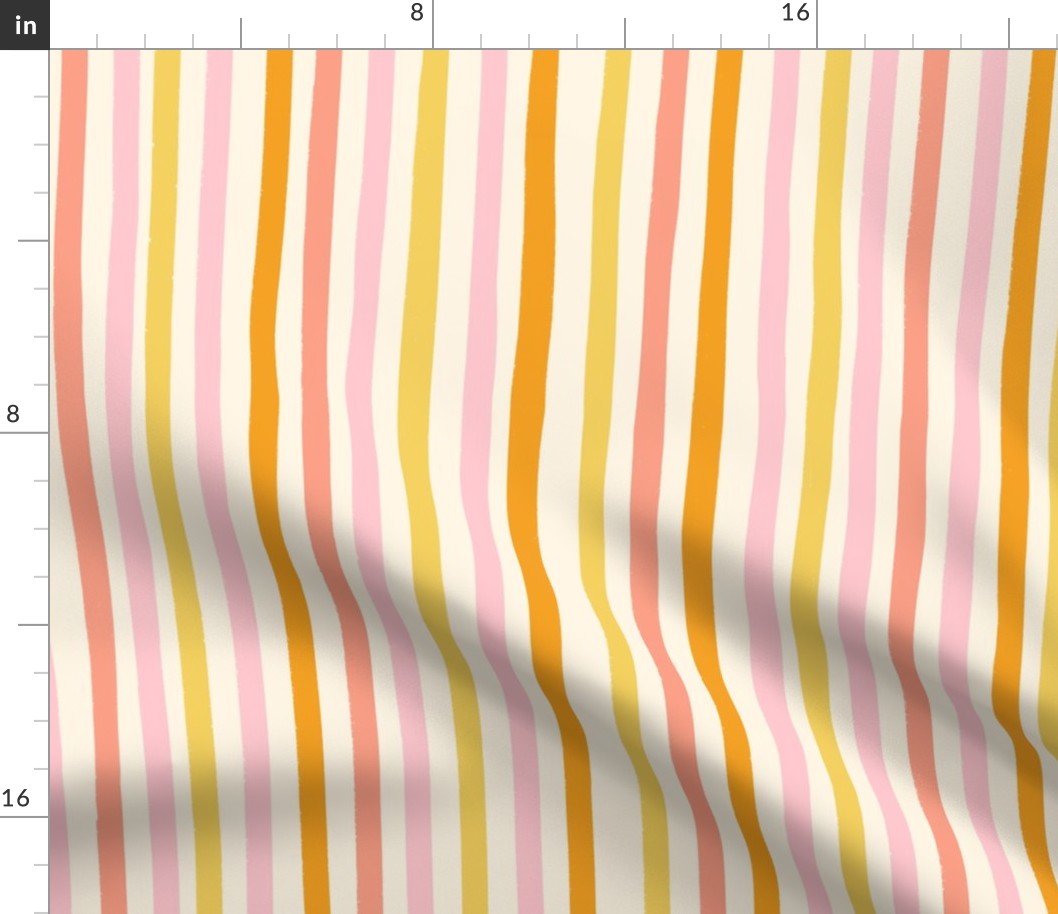 Pink Yellow Stripes