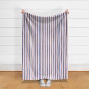 Pink and Dark Blue Stripes