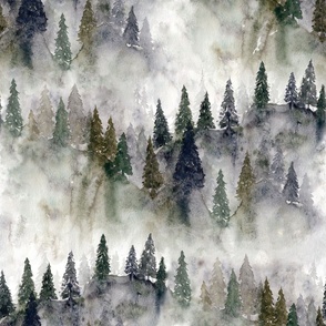 Misty Mountains- Large Scale - Angelina Maria Designs