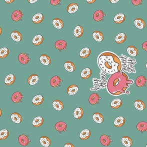 hey there sweet stuff donuts tea towel wall hanging gift my punny valentine gift