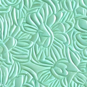 textured raised faux embossed in quilted florals
