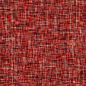 2554 large - Linen Texture - Rusty Red 