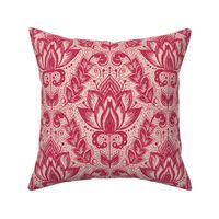 Viva Magenta Floral Damask