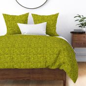 2560 large - Linen Texture - Bright Chartreuse 