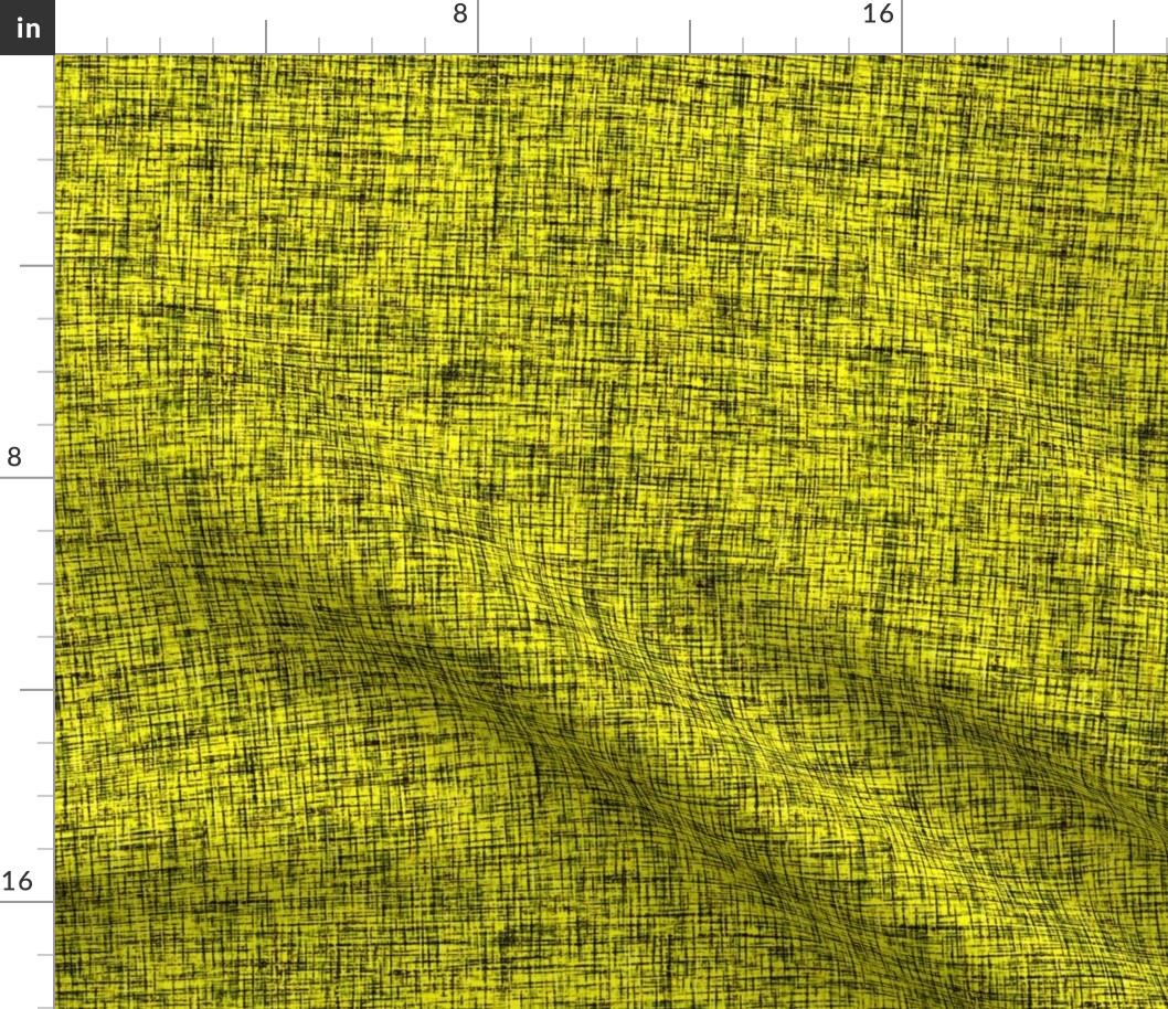 2560 large - Linen Texture - Bright Chartreuse 