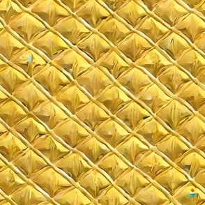 gold quilted delight