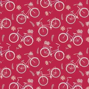 Bicycle Fabric, Wallpaper and Home Decor | Spoonflower