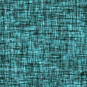 2577 large - Linen Texture - Aqua Teal