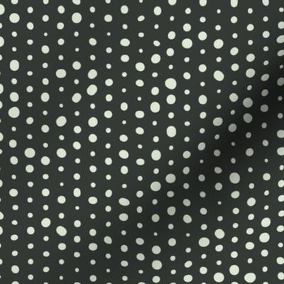 Going Dotty - Dark Grey and Cream