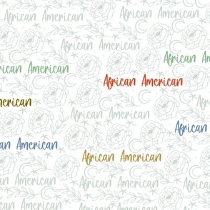 African American in font