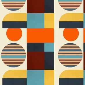 Mid Century Abstract Shapes