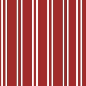 Candy Stripes Red and White - 7x7
