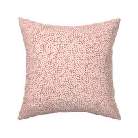 coral speckles on blush