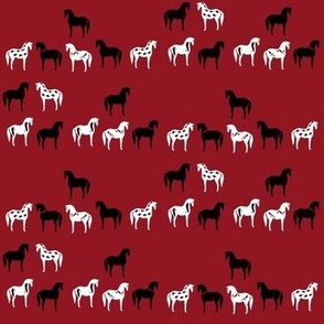 Funny Horses, red