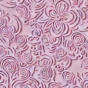 sweet pink embossed 