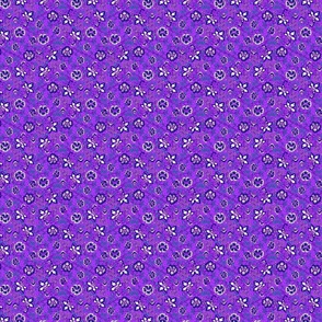 Boho Jacobean 4x4 purple
