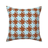 baby blue chocolate houndstooth large