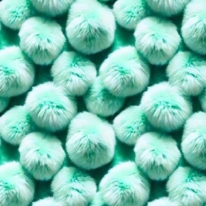 omg yes! pom pons in green