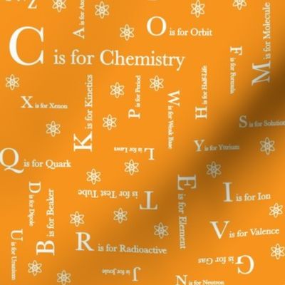 C is for Chemistry (Orange)