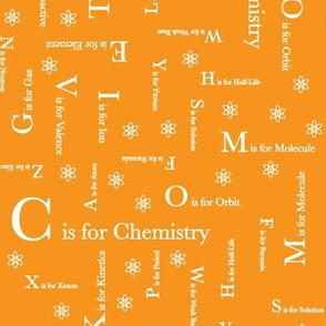 C is for Chemistry (Orange)