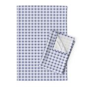 extra small// Checkers Kawaii Cats Violet Gingham