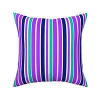 Boho Jacobean purple stripe 4x4