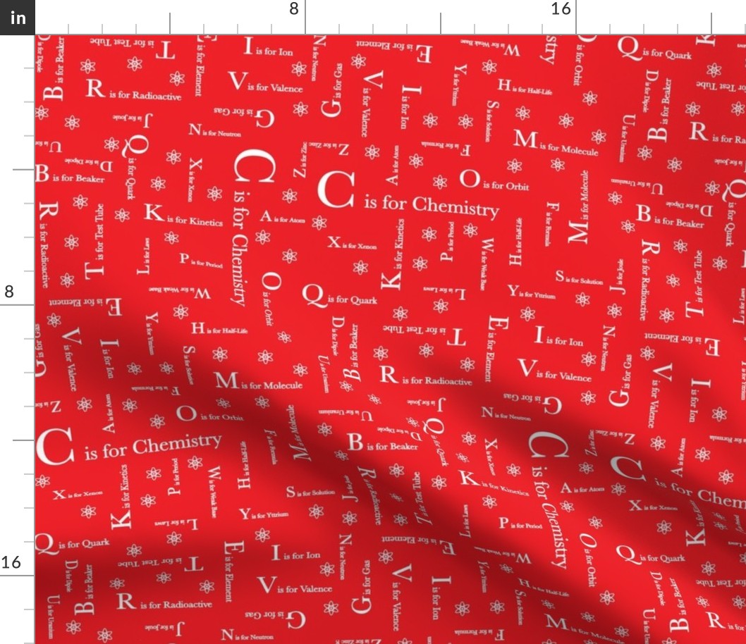 C is for Chemistry (Red)
