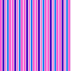 Boho Jacobean pink stripe 3x3