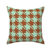 mint chocolate houndstooth large