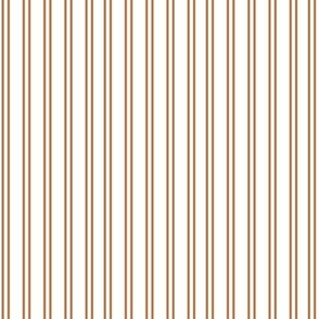 Candy Stripes White and Brown - 2.5x2.5