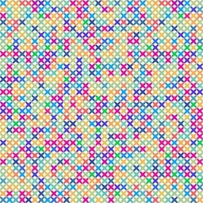 cross stitch pattern rainbow