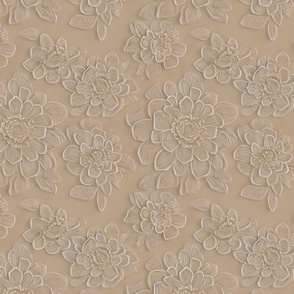 Lacey Floral Fabric, Wallpaper and Home Decor