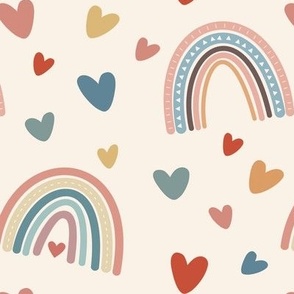 Boho Rainbows and Hearts_1