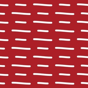 RED dash stripes